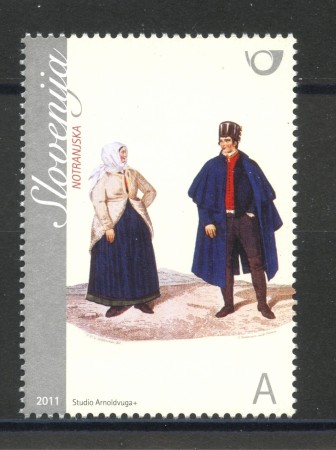 2011 - SLOVENIA - COSTUMI NAZIONALI - NUOVO - LOTTO/34467