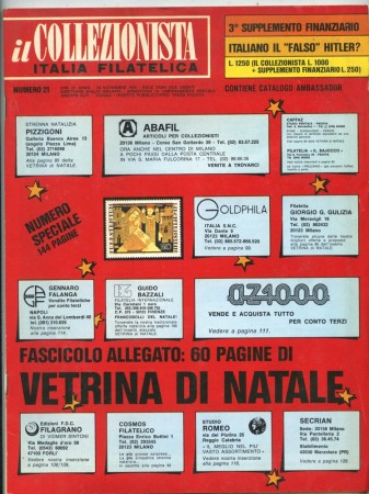 1979 - RIVISTA - LOTTO/43720 - IL COLLEZIONISTA N° 21