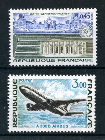 1973 - FRANCIA - GRANDI REALIZZAZIONI 2v. - NUOVI - LOTTO/26060