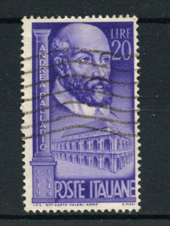 1949 - LOTTO/6083UA - ITALIA REPUBBLICA - ANDREA PALLADIO - USATO