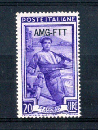 1950 - LOTTO/10275N - TRIESTE A - 20 LIRE ITALIA AL LAVORO NUOVO