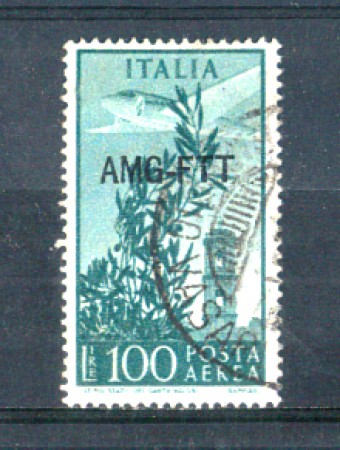 1949 - LOTTO/10402U - TRIESTE A - 100 LIRE POSTA AEREA USATO