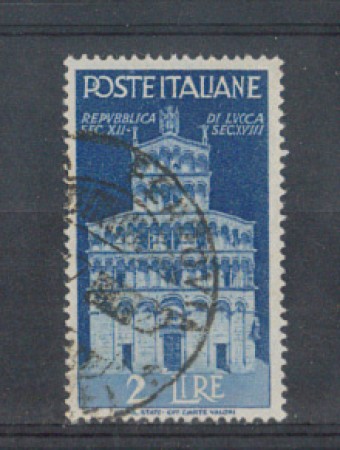 1946 - LOTTO/6025U - REPUBBLICA - 2 LIRE LUCCA S. MICHELE USATO