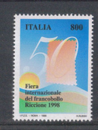 1998 - lOTTO/7203 - REPUBBLICA - FIERA DEL FRANCOBOLLO