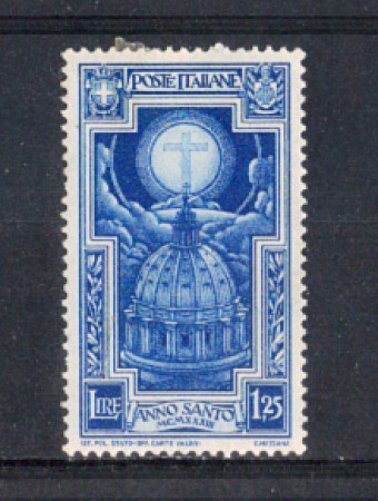 1933 - LOTTO/REG348L - REGNO - 1,25 L. ANNO SANTO - T/L
