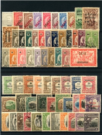 LOTTO/11511 - MOZAMBICO - COLLEZIONE DI 63 FRANCOBOLLI  LING/USATI.