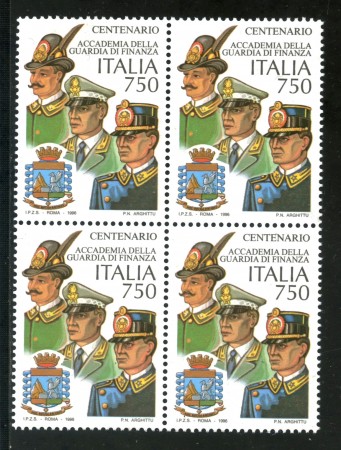 1996 - REPUBLICA - GUARDIA DI FINANZA - QUARTINA NUOVI - LOTTO/2244Q
