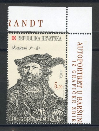 2006 - CROAZIA - CENTENARIO DI REMBRANDT - NUOVO - LOTTO/33012