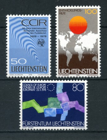 1979 - LOTTO/23528 - LIECHTENSTEIN - AVVENIMENTI 3v. - NUOVI