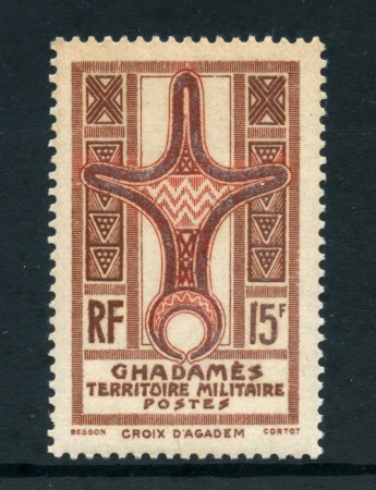1949 - LOTTO/23760 - GHADAMES - 15 F. BRUNO ARANCIO - NUOVO