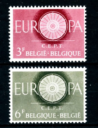 1960  BELGIO - EUROPA 2v. -  NUOVI - LOTTO/25039