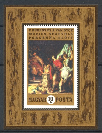 1969 - UNGHERIA - RUBENS MUZIO SCEVOLA - FOGLIETTO NUOVO - LOTTO/32707