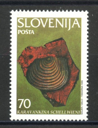 1995 - SLOVENIA - FOSSILI - NUOVO - LOTTO/33876