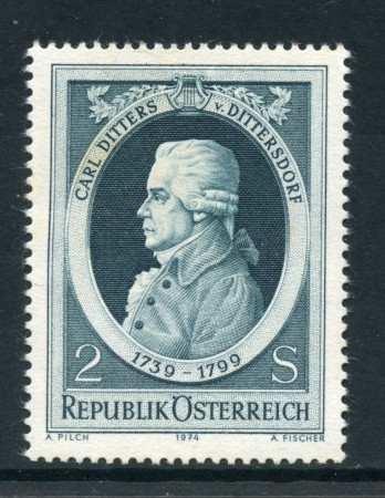 1974 - AUSTRIA - CARL DITTERSDORF - NUOVO - LOTTO/28023