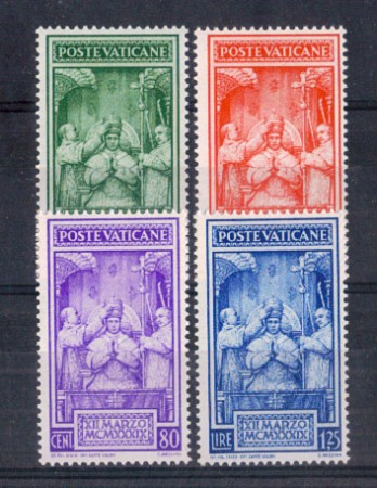 1939 - LOTTO/VAT71CPL - VATICANO - INCORONAZIONE  LING.