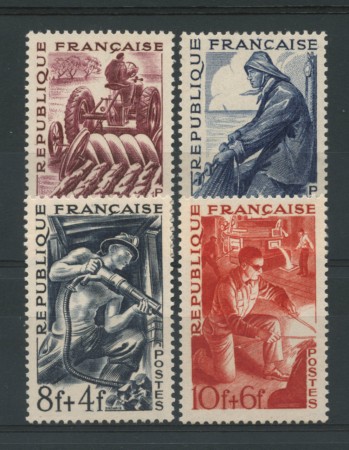 1949 - LOTTO/13367 - FRANCIA - MESTIERI 4v. - NUOVI
