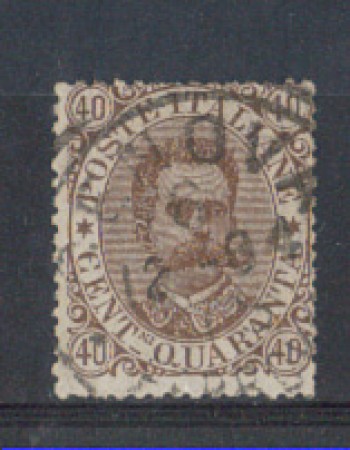 1889 - LOTTO/REG45UB - REGNO - 40c. BRUNO UMBERTO I° - USATO