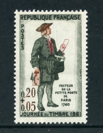 1961 - FRANCIA - GIORNATA DEL FRANCOBOLLO - NUOVO - LOTTO/25704