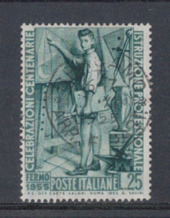 1955 - LOTTO/6287U - REPUBBLICA - 25 L. ISTRUZIONE PROFESSIONALE