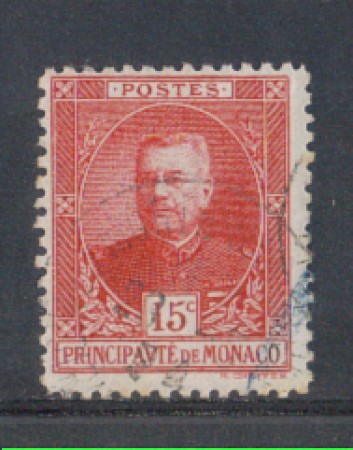 1923 - LOTTO/8499UA - MONACO - 15c. LUIGI II° - USATO