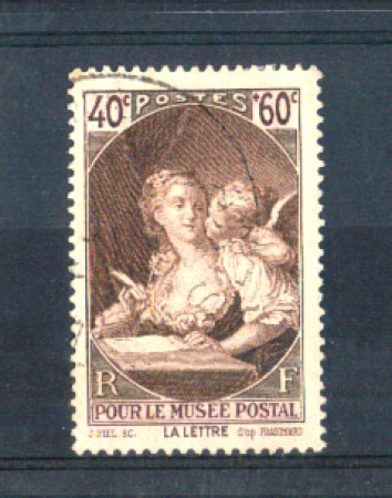 1939 - LOTTO/FRA446U - FRANCIA - PRO MUSEO POSTALE - USATO