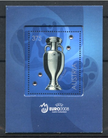 2008 - AUSTRIA - EUROPEI DI CALCIO - FOGLIETTO NUOVO - LOTTO/33434
