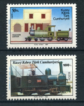 1986 - CIPRO TURCA - LOTTO/19838 - LOCOMOTIVE 2v. - NUOVI
