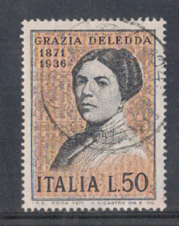 1971 - LOTTO/6548U - REPUBBLICA - GRAZIA DELEDDA USATO