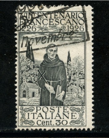 1926 - LOTTO/19131 - REGNO - 30c. S.FRANCESCO - USATO