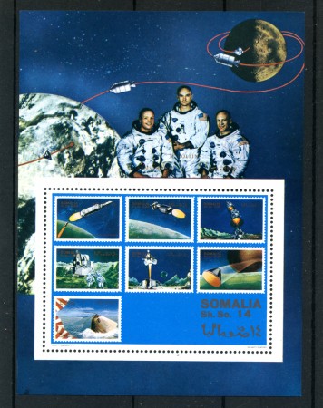 1970 - LOTTO/21991 - SOMALIA -  MOONLANDIG  UOMO SULLA LUNA - FOGLIETTO