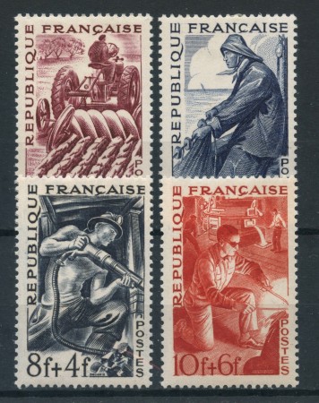 1949 - FRANCIA - MESTIERI 4v. - LING. - LOTTO/28497