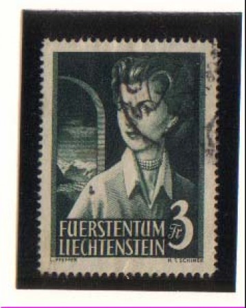 1955 - LBF/2572 LIECHTENSTEIN - PRINCIPESSA GIORGINA