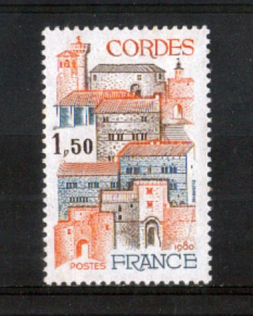 1980 - LOTTO/FRA2081N - FRANCIA - 1,50 Fr. CORDES - NUOVO