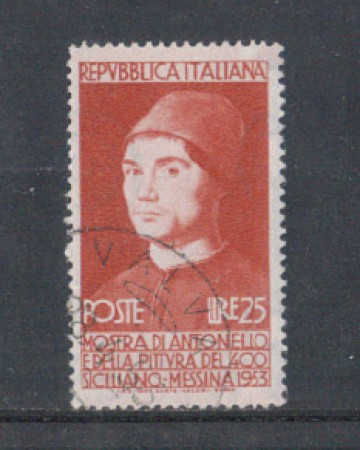 1953 - LOTTO/6196U - REPUBBLICA  - ANTONELLO DA MESSINA USATO
