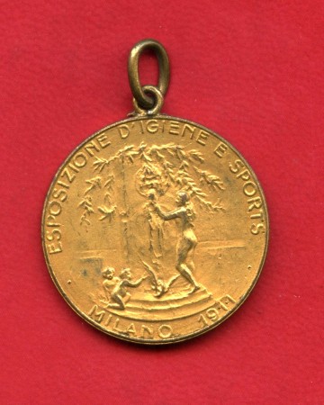 1911 - REGNO - MILANO MEDAGLIA ESPOSIZIONE IGIENE E SPORTS - LOTTO/M32416