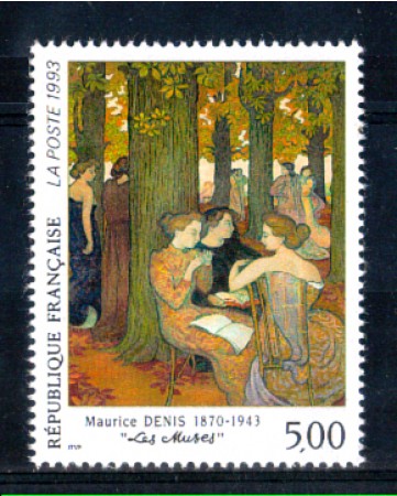 1993 - LOTTO/FRA2822N - FRANCIA - 5 Fr. MAURICE DENIS - NUOVO