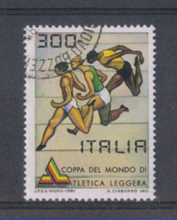 1981 - LOTTO/6747U - REPUBBLICA - ATLETICA LEGGERA - USATO