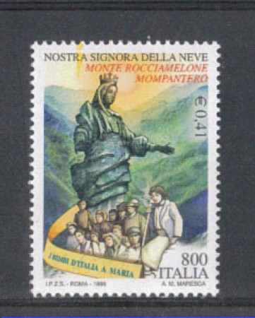 1999 - LOTTO/7237 - REPUBBLICA - MADONNA DELLA NEVE