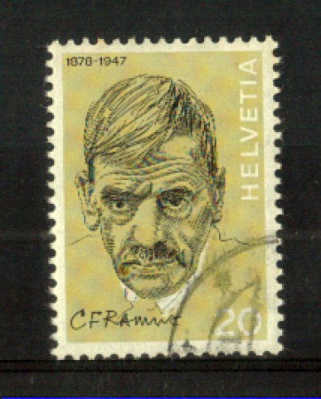 1972 - LOTTO/SVI910U - SVIZZERA - 20c. C.J.RAMUZ - USATO