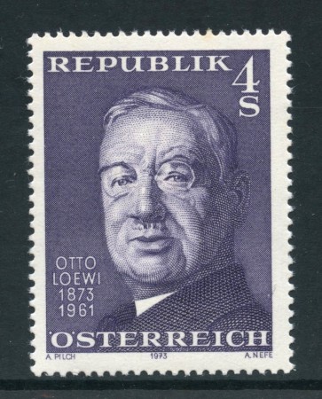 1973 - AUSTRIA - OTTO LOEWI - NUOVO - LOTTO/27981