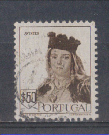 1947 - LOTTO/9723DU - PORTOGALLO - 50c. COSTUMI AVINTES - USATO
