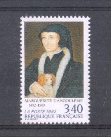 1992 - LOTTO/FRA2740N - FRANCIA - MARGUERITE D'ANGOULEME 1v. NUOVO