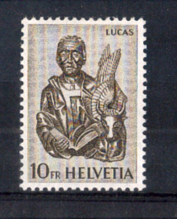 1961 - LOTTO/SVI660EN - SVIZZERA - 10 Fr. EVANGELISTI - NUOVO