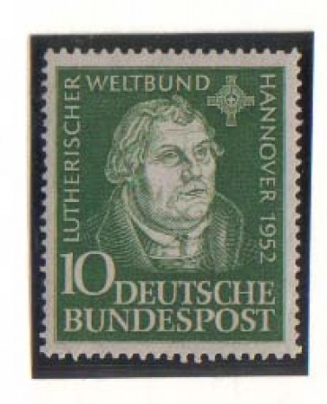 1952 - LBF/2441 -  GERMANIA FEDERALE -  CONGRESSO LUTERANO