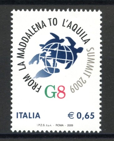 2009 - REPUBBLICA - VERTICE G8 - NUOVO - LOTTO/37280