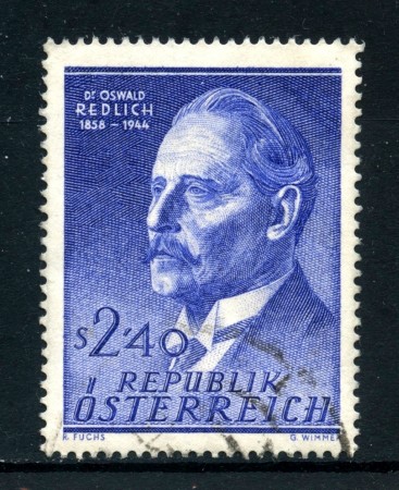 1958 - AUSTRIA - OSWALD REDLICH - USATO - LOTTO/27920
