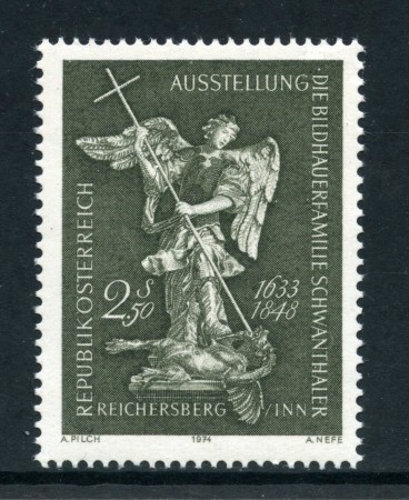 1974 - AUSTRIA - SCULTORI SCHWANTHALER - NUOVO - LOTTO/28006