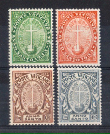 1933 - LOTTO/4178D - VATICANO - ANNO SANTO 4v. - LING.