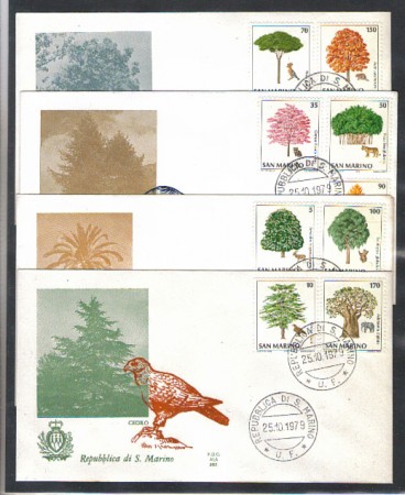 1979 - LOTTO/7999Z - SAN MARINO - PROTEZIONE NATURA - FDC