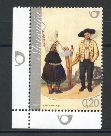 2007 - SLOVENIA - COSTUMI TRADIZIONALI - NUOVO - LOTTO/34341